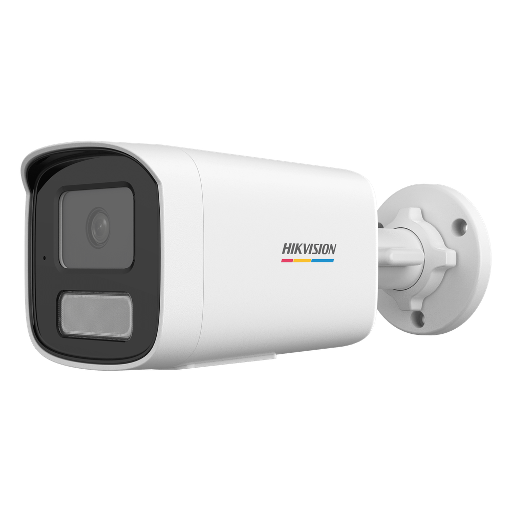 [ColorVu 3.0 + MD 3.0]Bala IP 4 Megapixel / Lente 4 mm / 50 mts IR + 50 mts Luz Blanca / Micrófono Integrado / Motion Detection 3.0 / Exterior IP67 / WDR 120 dB / PoE / Micro SD