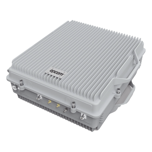 (HASTA 4 KILÓMETROS) Amplificador de Señal Celular 4G de ALTA POTENCIA: Especial para Crear una Zona Celular en Áreas Rurales o Comunidades Alejadas. 95 dB de Ganancia, 20 Watts de Potencia, 1700/2100 MHz.