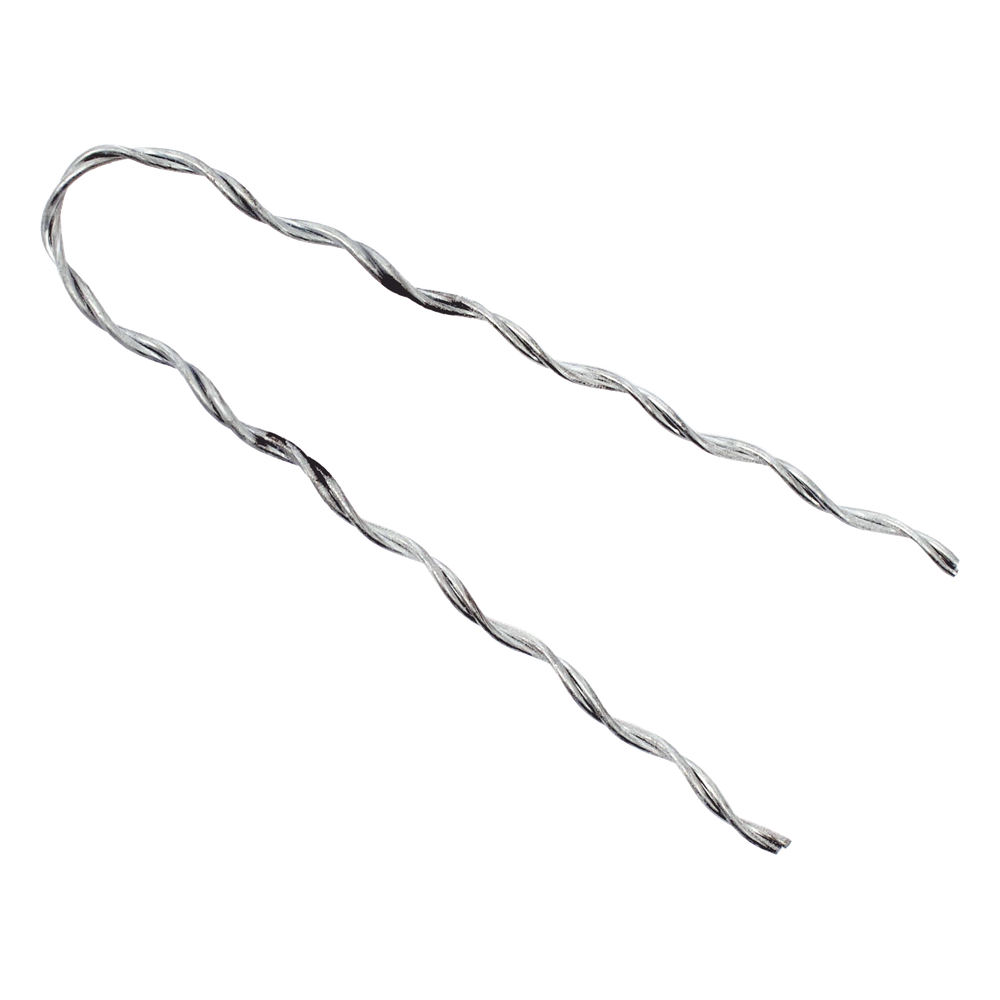 Remate Preformado para Fibra Óptica Mini Figura 8, Span 80 m, para mensajero de acero con diámetro &Phi; 1.6  mm - 1/16"
