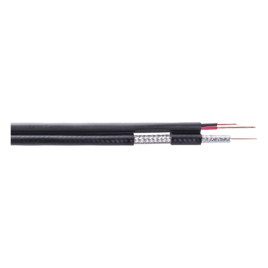 Carrete de 305 Metros (1000 Pies) / Cable Coaxial RG59 / Tipo CCS Siames / Optimizado para HD / Intemperie