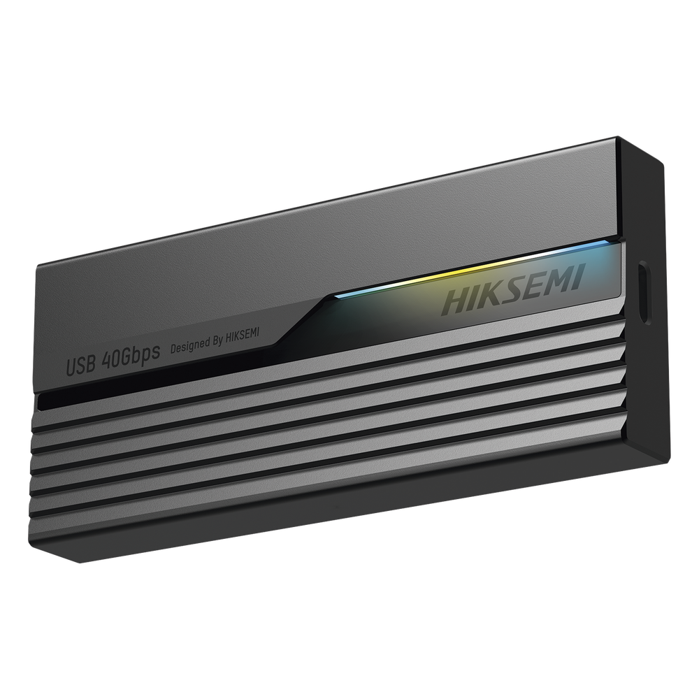 Carcasa para SSD M.2 NVMe / USB4.0 Type-C 40 Gbps / ASUS Aura RGB / Chip ASM2464 / 2242 2260 2280 / Aleación de Aluminio