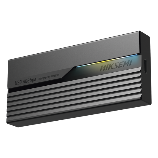 Carcasa para SSD M.2 NVMe / USB4.0 Type-C 40 Gbps / ASUS Aura RGB / Chip ASM2464 / 2242 2260 2280 / Aleación de Aluminio