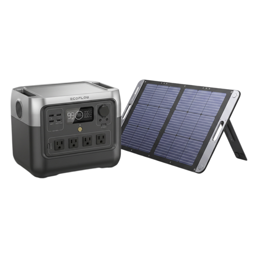 Kit de Energía Portátil / Estación 768 Wh / Salida AC 800 W (1600 W X-Boost) / Panel Solar 200 W / Batería LiFePO4 / IP67