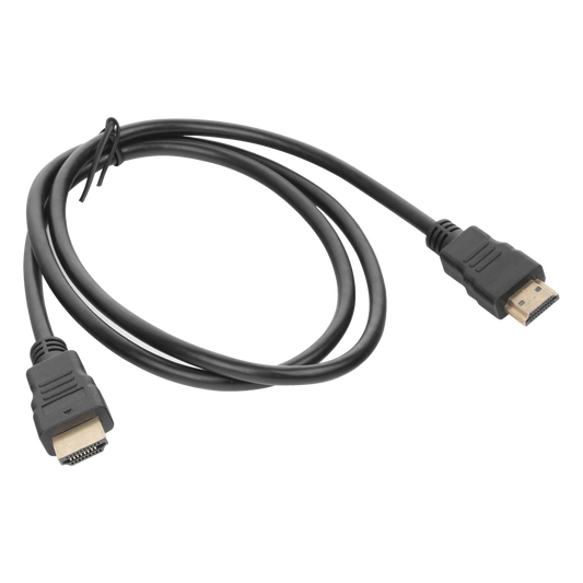 Cable HDMI de 1 Metro (3.28 pies) (High Speed) / Resolución 4K / Soporta Canal de Retorno de Audio (ARC)/ Soporta 3D / Blindado para Reducir Interferencia / Chapado en Oro / Alta Resistencia y Durabilidad.