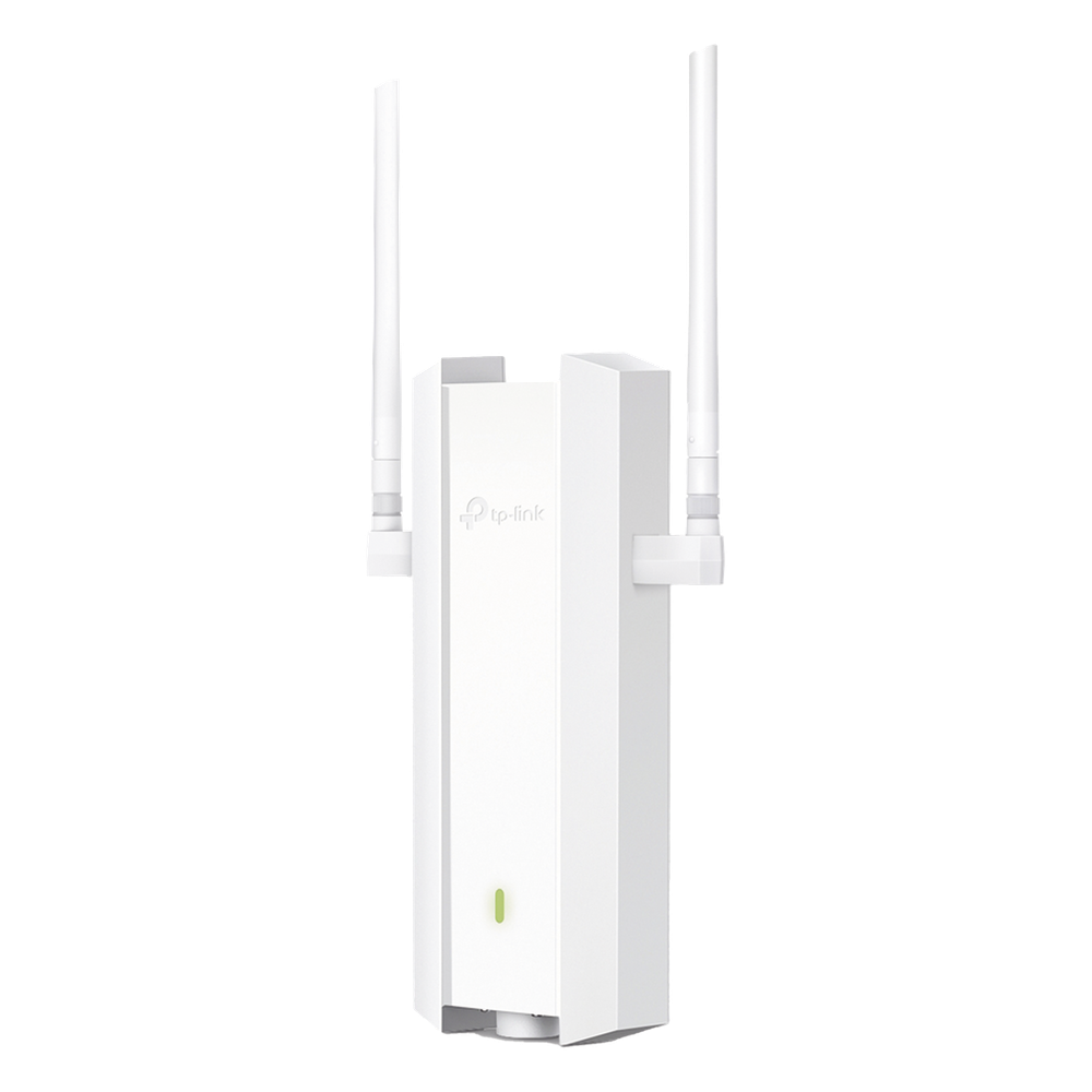 Punto de Acceso Omada Exterior / Wi-Fi 6 AX1800 MU-MIMO 2x2 / Mesh Omada / Alta Densidad de Usuarios / Carcasa Resistente IP67 / Configuración por Controlador o Stand-Alone / Para Montaje en Mástil/ Pared / Alimentación PoE+