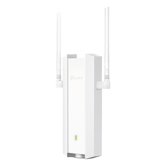 Punto de Acceso Omada Exterior / Wi-Fi 6 AX1800 MU-MIMO 2x2 / Mesh Omada / Alta Densidad de Usuarios / Carcasa Resistente IP67 / Configuración por Controlador o Stand-Alone / Para Montaje en Mástil/ Pared / Alimentación PoE+