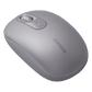Mouse Inalámbrico 2.4G 800/1200/1600/2400 DPI | Función de 3 botones | Alcance 10m | Silencioso |  Ergonómico | Anti-caída y Anti-interferencias | Batería Alcalina AA incluida  | Color Grey.