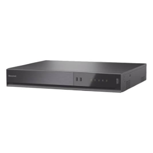 Grabador de video en red (NVR) de 32 canales IP con 16 puertos PoE+, resolución 4K y compatibilidad con analíticos de cámaras Serie 35