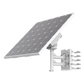 Kit Solar de alimentación / Panel Solar / Batería de Respaldo de Litio 360 Wh / 2 Salidas de 12 Vcd / Accesorios de Instalación / Uso en Exterior IP66