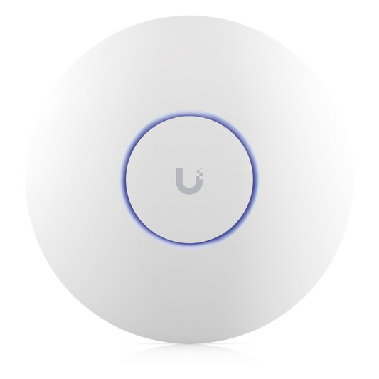Punto de Acceso UniFi WiFi 6E Enterprise, alta densidad, hasta 600 usuarios, Mu-MIMO 4x4, bandas 2.4/5/6 Ghz, (1) puerto RJ45 2.5G (POE+ no incluido)