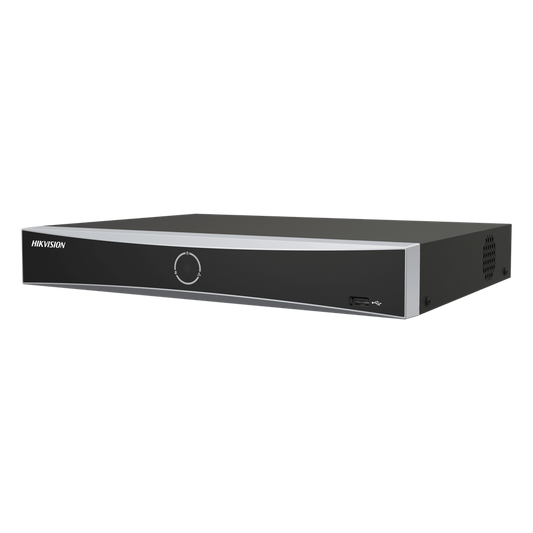 [Acusearch] NVR 12 Megapíxel (4K) / 8 canales IP / AcuSense (Evita Falsas Alarmas)  / Reconocimiento Facial / 1 Bahía de Disco Duro / HDMI en 4K / Sin Puertos PoE