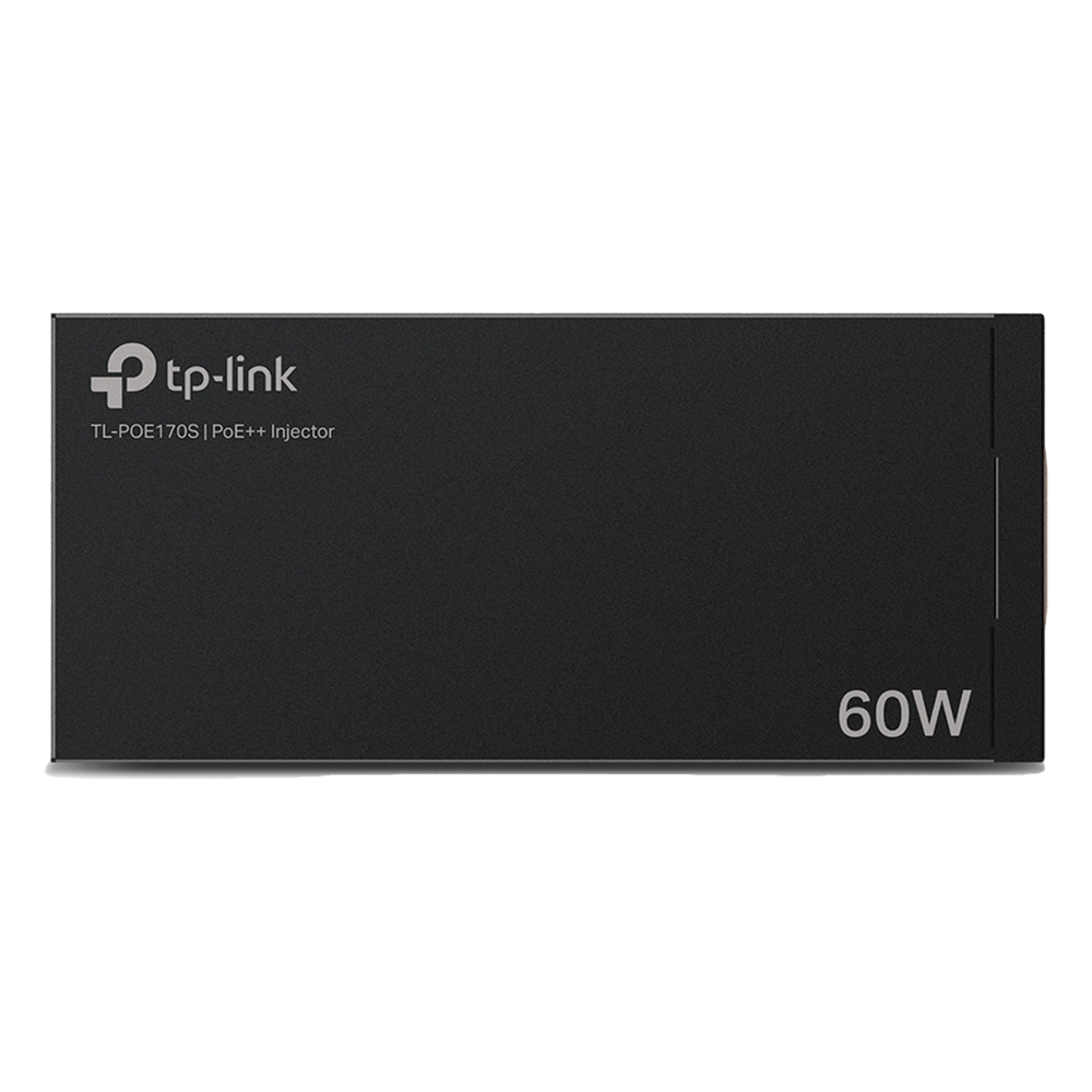 Inyector PoE++ (60W) / Gigabit 802.3 af/at/bt / 2 puerto 10/100/1000 Mbps / Plug and Play / Fuente alimientación Integrada