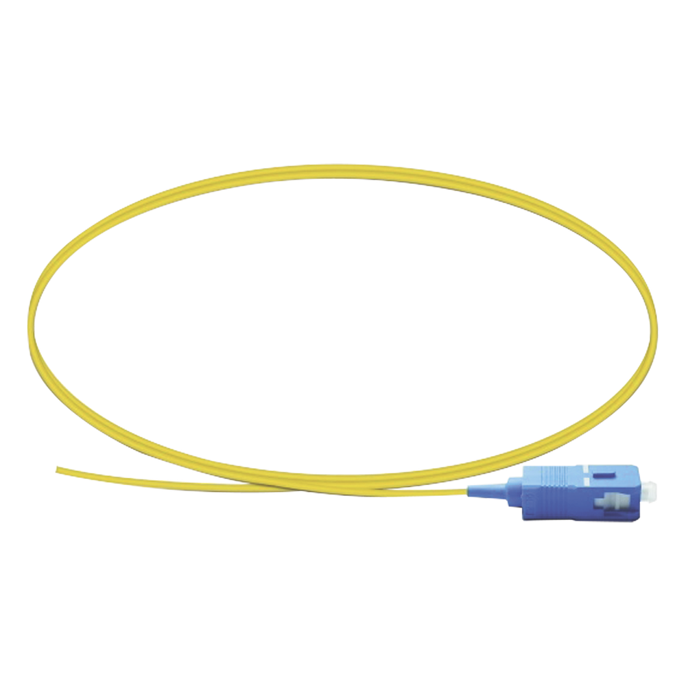 Pigtail de Fibra Óptica Monomodo SC/UPC, Simplex de 1 Metro (3.28 Pies)