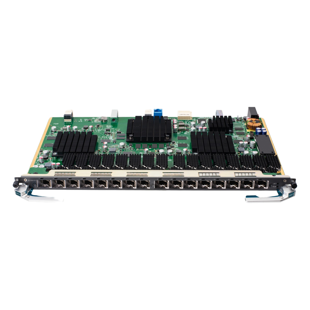 Tarjeta de Servicio 16 Puertos XGSPON&GPON para OLT DSP8000X2 / Spliteo GPON de 1:128 / Spliteo XGSPON de 1:256 / Distancias de Hasta 20 Km / Intercambio en caliente
