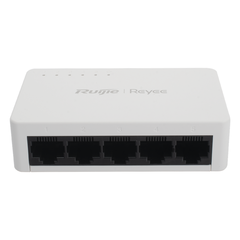 Switch no administrable, Visible en la Topología de la Nube, 5 puertos 10/100 Mbps