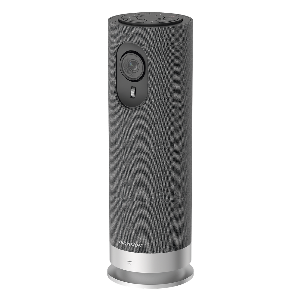 Cámara de Videoconferencia Portátil / Resolución de 2 Megapixel (Full HD) / 4 Micrófonos / Altavoz 5 W / Conexión USB / Control Remoto / Plug and Play  / Movimiento PTZ