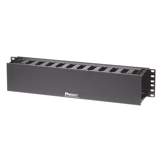 Organizador de Cables Horizontal PatchLink, Sencillo (Solo Frontal), Para Rack de 19in, 2UR