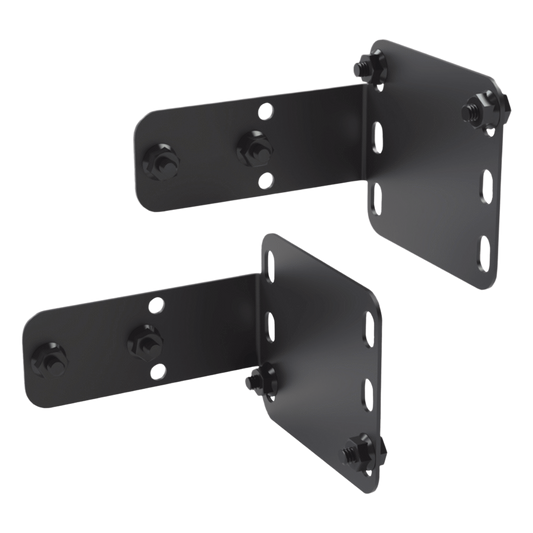 Bracket (2 pzas.) para montar Tomacorriente Vertical TCM-SR19 en Rack EIRL y EIQR.