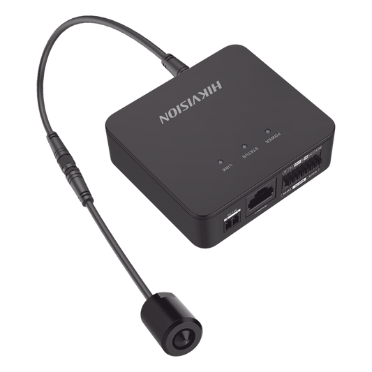 Pinhole IP 2 Megapixel / Lente 3.7 mm / 2 Mts Cable / PoE / Ideal para Cajeros Automáticos (ATM) / WDR / Micro SD / Cámara Tipo Cilindro