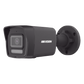 [Dual Light] Bala IP 4 Megapixel / Color Negro /  Lente 2.8 mm / 30 mts IR + 30 mts Luz Blanca / Micrófono Integrado / ACUSENSE Lite / Exterior IP67 / H.265 / PoE  / Micro SD