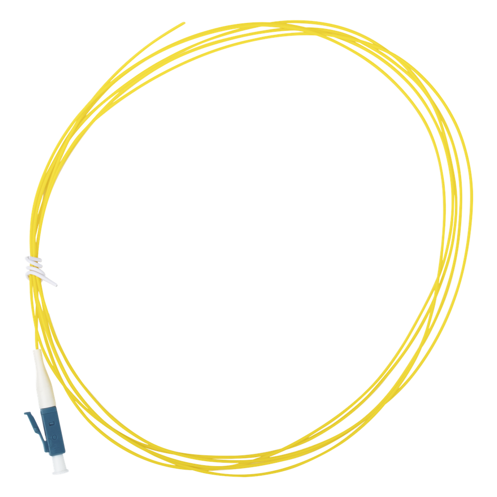Pigtail de Fibra Óptica Monomodo LC/UPC, Simplex de 2 Metros (6.56 Pies)
