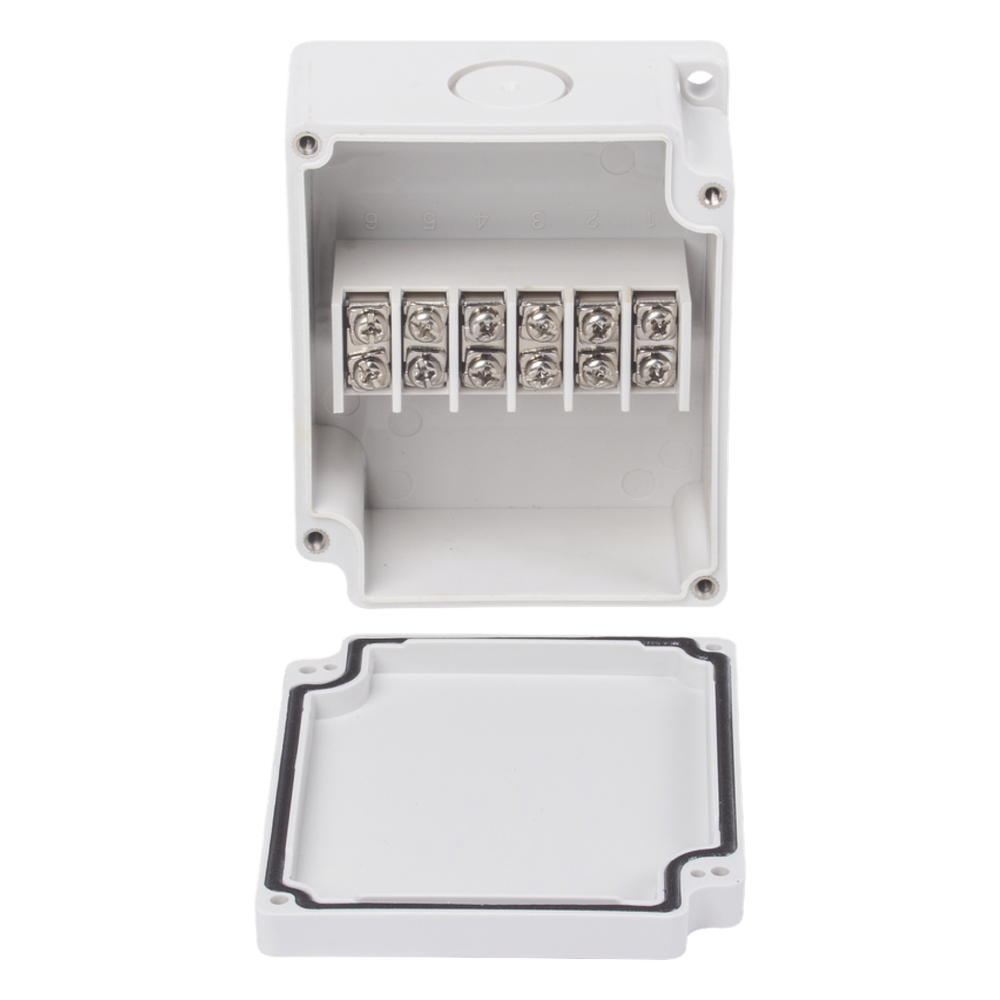 Cajas de Interconexión  con 6 Terminales. De 91 x 75 x 43 mm