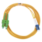 Jumper de Fibra Óptica Monomodo 9/125 LC/UPC-SC/APC, PVC, 2.0 mm, Dúplex, Amarillo, 3 Metros (9.84 Pies)