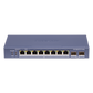 Switch PoE+ / Administrable / 8 Puertos 1000 Mbps PoE+/ 2 Puertos SFP / Configuración Nube desde Hik-PartnerPro / Modo Extendido hasta 300 Metros / 110 W