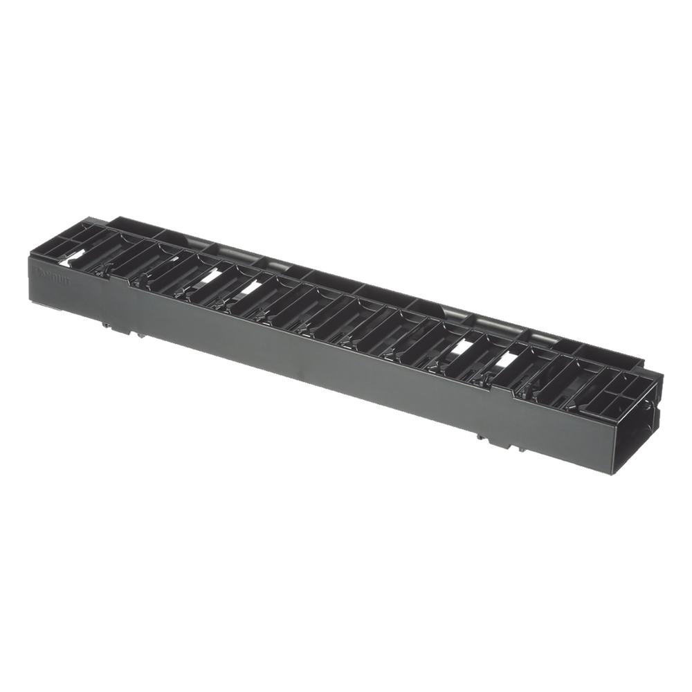Organizador de Cables Horizontal NetManager, Sencillo (Solo Frontal), Para Rack de 19in, 1UR