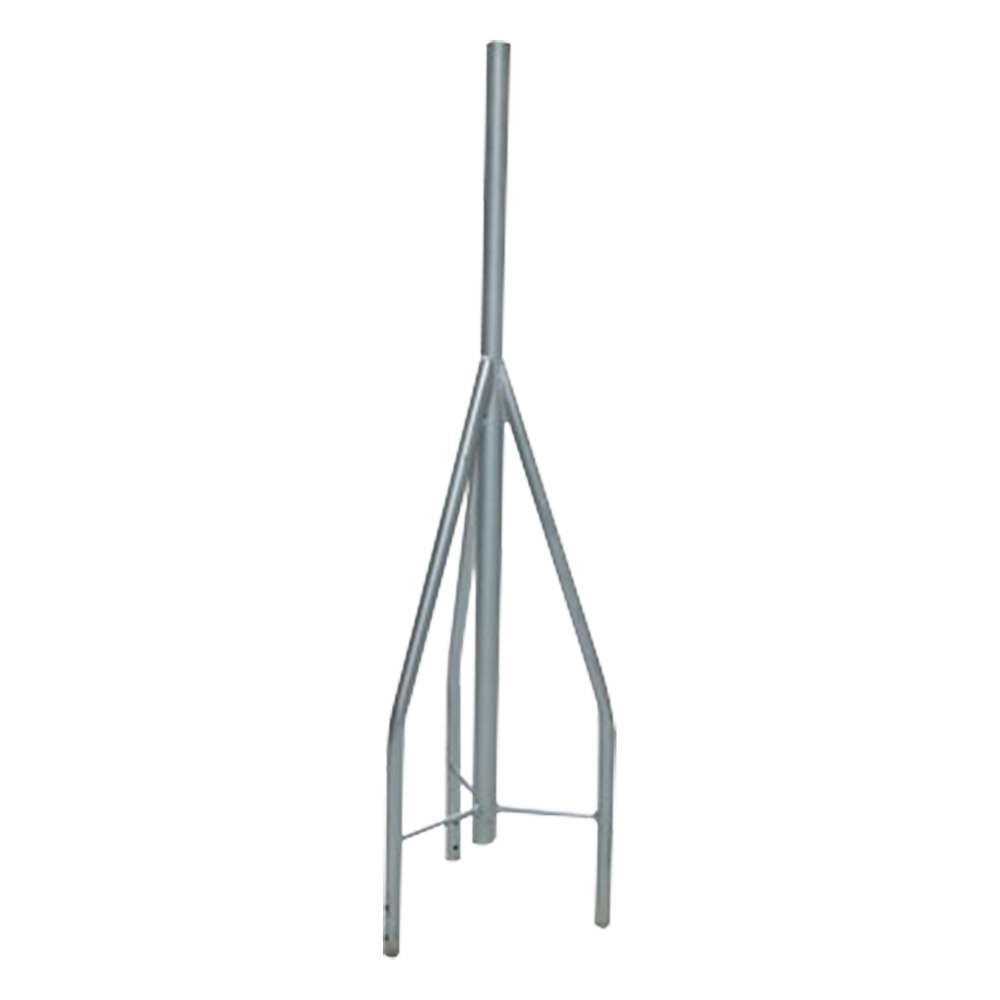Tramo de Remate / Copete, tubo industrial 1 1/4" con tubo central 2 3/8" (Ced. 30), galvanizado por inmersión en caliente.