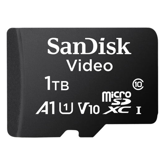 Memoria microSD SanDisk 1TB (1024GB) / Alta Resistencia / Videovigilancia / Clase 10