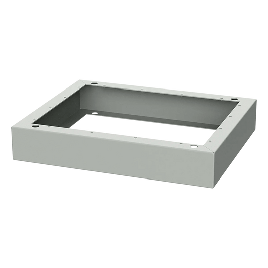 Base de Piso (Zocalo) de Aluminio para Gabinetes ComLine OSP de Medidas 700x600 mm, Color Gris