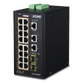 Switch Industrial Administrable 16 puertos 10/100/1000 T 802.3at PoE + 2 Puertos 10/100/1000 T + 2 puertos 100/1000 X SFP