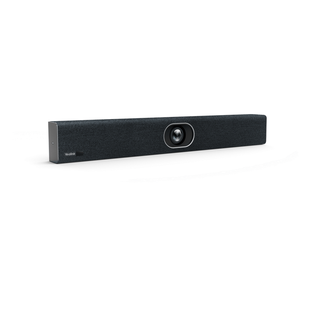 Barra de Videoconferencia Yealink UVC 40 E2 para Salas Pequeñas con IA Avanzada y Seguimiento Automático de Orador