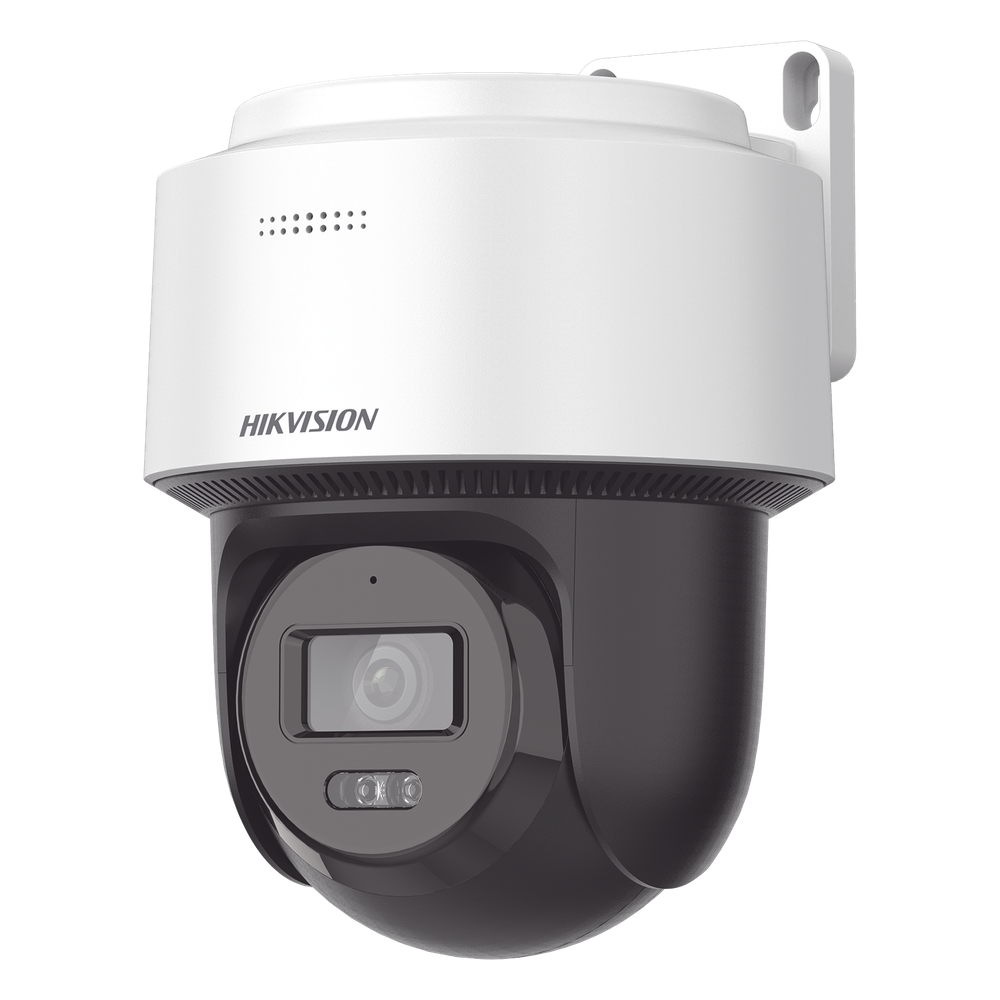 [FlexVu]  Domo PT IP 4 Megapixel / Lente 4 mm  / Dual Light (30 mts IR + 30 mts Luz Blanca)  / Autoseguimiento en Humanos / PoE / IP66 / Micrófono y Bocina Integrado (Audio de Dos Vías) / Micro SD / Incluye Montaje de Pared o Techo /