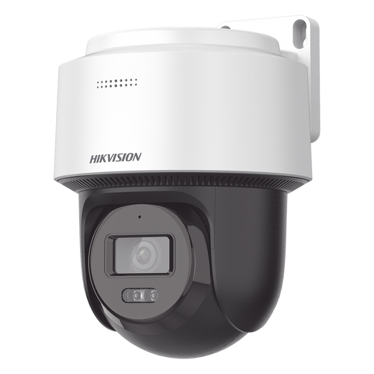 [FlexVu]  Domo PT IP 4 Megapixel / Lente 4 mm  / Dual Light (30 mts IR + 30 mts Luz Blanca)  / Autoseguimiento en Humanos / PoE / IP66 / Micrófono y Bocina Integrado (Audio de Dos Vías) / Micro SD / Incluye Montaje de Pared o Techo /