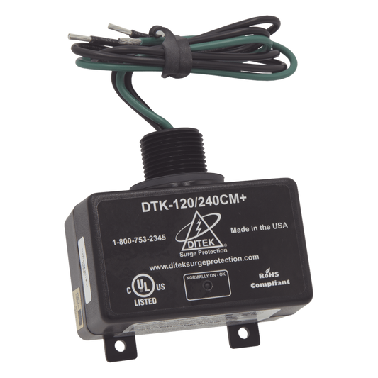 Dispositivo de Protección contra Sobretensiones de Fase Dividida de 120/240 VCA, Recomendado para Climas, Motores, Iluminación.