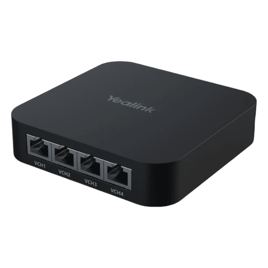 Switch PoE compacto RCH40-E2 para Conectar y Alimentar Múltiples Dispositivos de Videoconferencia Yealink
