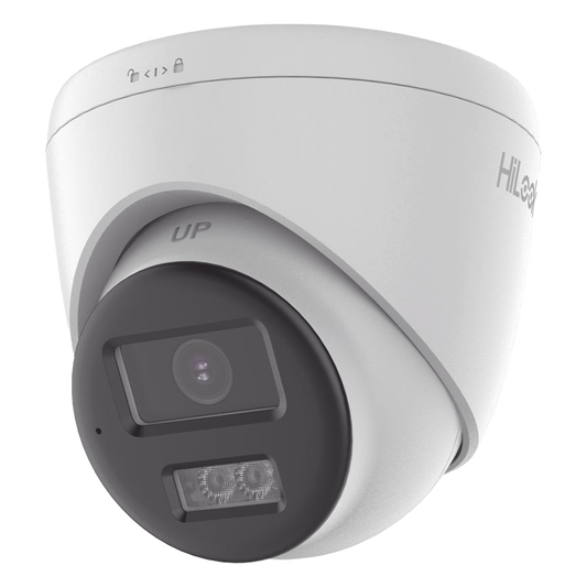 [Audio Bidireccional + Dual Light + ColorVu] Turret TURBOHD 2 Megapixel (1080p) / Lente 2.8 mm / 40 mts IR EXIR + 40 mts Luz Blanca / Micrófono y Bocina Integrado / Exterior IP67 / dWDR