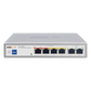Switch PoE / Administración en la nube / Con 4 puertos 10/100 Mbps PoE af/at / 2 Puertos Uplink 10/100 Mbps / Presupuesto 60 W / PoE hasta 250 metros / Soporta protocolo ONVIF