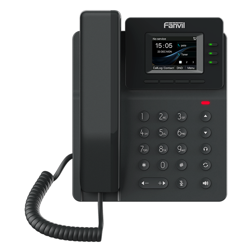 TELEFONO IP WI-FI PANTALLA A COLO 2.4 , 4 LINEAS SIP, CONFERENCIA 6 VIAS