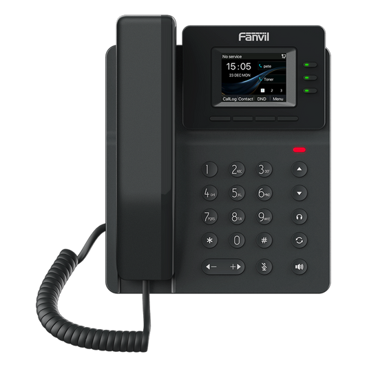 TELEFONO IP WI-FI PANTALLA A COLO 2.4 , 4 LINEAS SIP, CONFERENCIA 6 VIAS
