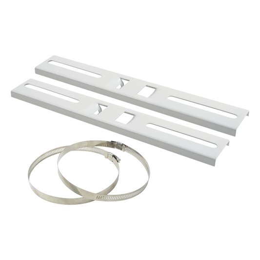 Montaje de Metal para Poste Universal para Gabinetes de Ancho Hasta 30 cm.