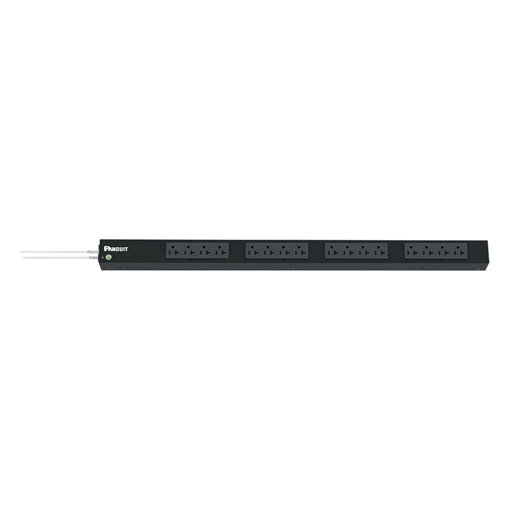 PDU Básico para Distribución de Energía, Enchufe de Entrada NEMA 5-20P, Con 16 Contactos NEMA 5-20R, de Instalación Vertical, 20 Amp, 120 Vca