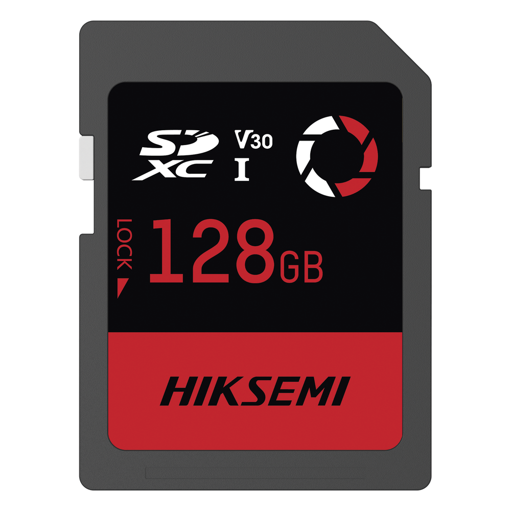 Memoria SD / 128 GB / 180 MB/s Lectura / 150 MB/s Escritura / V30 U3 / Para Drones y Cámaras de Acción / HIKSEMI CAPTURE E30