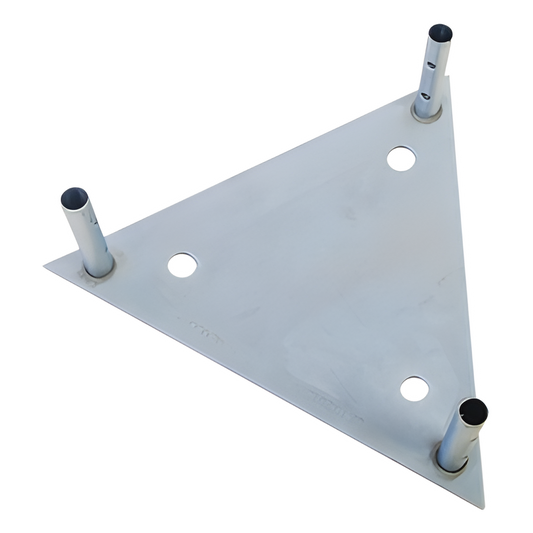 Base para Tramo STZ60G con Placa 1/2", Niple de 3/4", Galvanizado por Inmersión en Caliente.