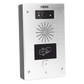 Video portero IP, 2 líneas SIP, 2 relevadores, lector de tarjeta RFID, Compatible con NVR Hikvision por Onvif, con botón para llamada, anti-vandálico, PoE, IP65 e IK10, PoE