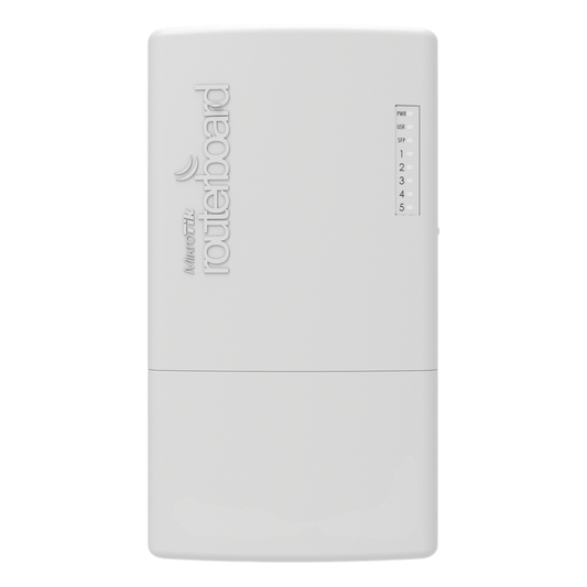 (PowerBox Pro) Router para exterior 5 puertos Gigabit, PoE Pasivo o 802.3af/at
