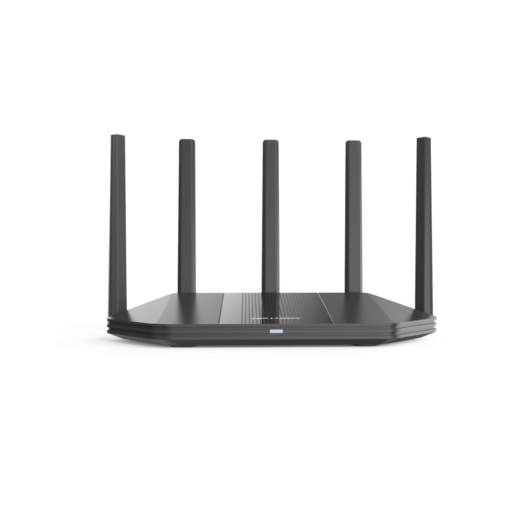 Router Inalámbrico / Wifi 6 / Hasta 3000 Mbps / MESH / Doble Banda AC (2.4 GHz y 5 GHz) / 4 Puertos 1000 Mbps /  5 Antenas Omnidireccional / Interior / Beamforming Optimizado /  Administración Gratuita desde la Nube