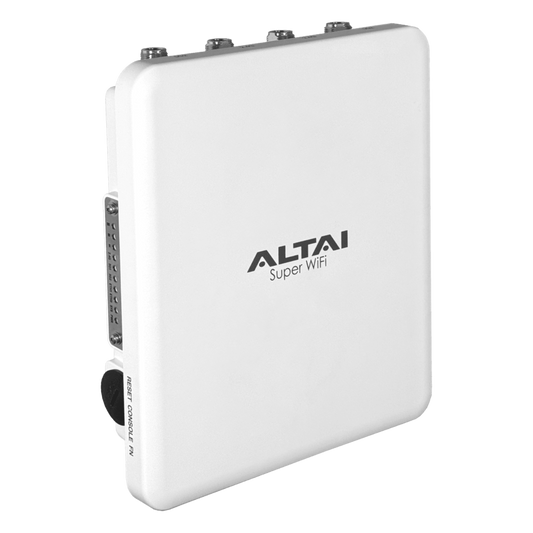 Punto de Acceso Mesh Conectorizado Para Exterior WiFi 6 / 4.177 Gbps Total / Triple Radio 2.4 + 5 + 5 GHz / Hasta 768 Clientes Concurrentes / Hasta 380 m de Cobertura / IP67